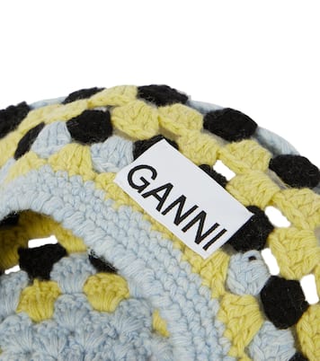 Basco in crochet di misto lana | Ganni