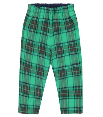 Bébé – Pantalon Dandy en lin à carreaux | Bonpoint
