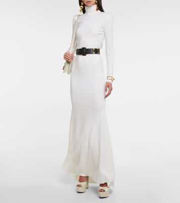 Sandali Jodie 145 in pelle con plateau | Saint Laurent