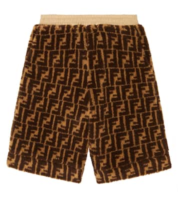 Shorts FF de forro polar | Fendi Kids