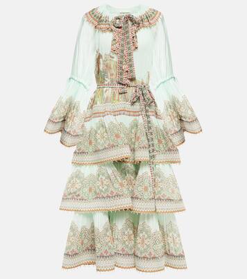 Kaleidoscope embellished midi dress | Zimmermann