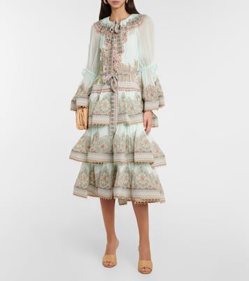 Kaleidoscope embellished midi dress | Zimmermann