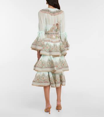 Kaleidoscope embellished midi dress | Zimmermann