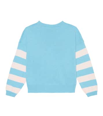 x Chiara Ferragni - Pullover in maglia con intarsi | Monnalisa