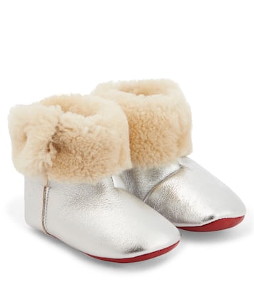 Baby - Stivaletti in shearling e nappa | Christian Louboutin Kids