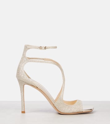 Sandali Azia 95 con glitter | Jimmy Choo