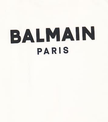 Top aus Baumwoll-Jersey | Balmain Kids