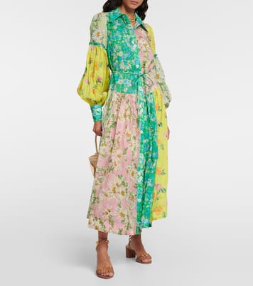 Abito chemisier Kenzie patchwork | Alémais