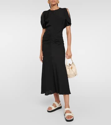 Sandalen Double T aus Leder | Tory Burch