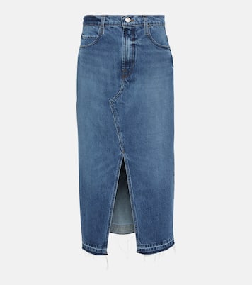 The Midaxi denim midi skirt | Frame