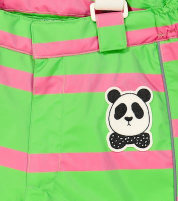 Mono de esquí Panda a rayas | Mini Rodini