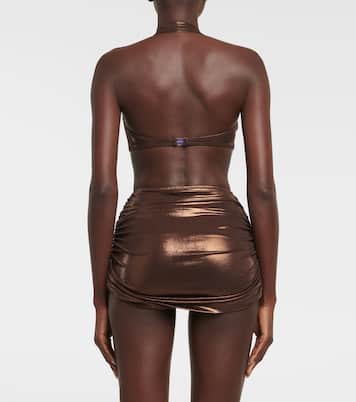 Top bikini Bill metallizzato | Norma Kamali
