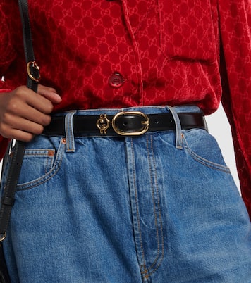 Cintura GG in pelle | Gucci