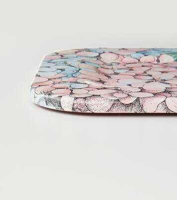 Ortensia Small poplar decorative tray | Fornasetti