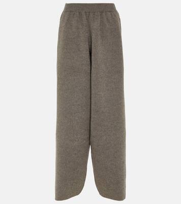 Ednah oversized felted wool pants | The Row