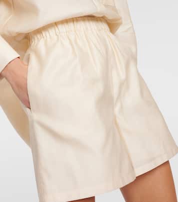 Piadena high-rise cotton shorts | Max Mara