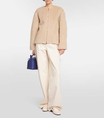 Panno alpaca, wool and silk teddy jacket | Max Mara
