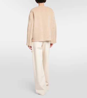 Panno alpaca, wool and silk teddy jacket | Max Mara