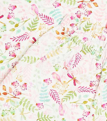 Pantalon en coton à fleurs | Il Gufo
