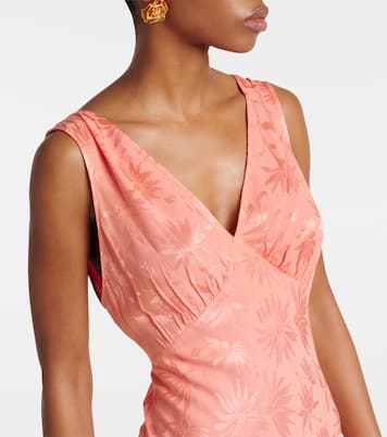 Abito midi Sandrine in jacquard | Rixo
