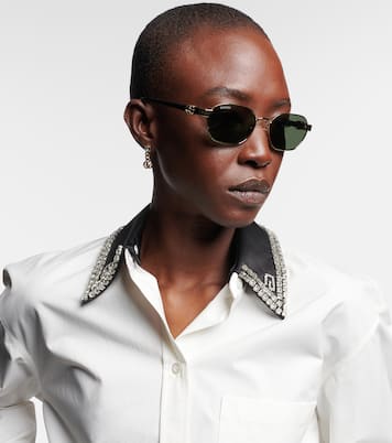 Gafas de sol ovaladas con GG | Gucci