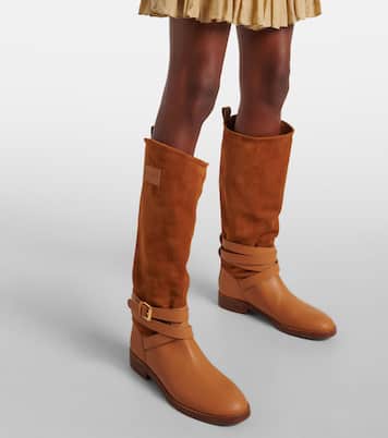 Botas altas Anim de piel y ante | See By Chloé