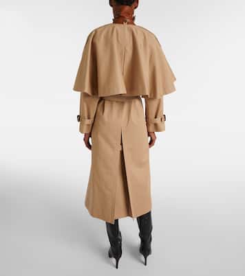 Gabardina de algodón con capa | Chloé
