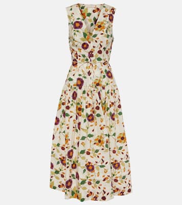 Kiran floral cotton midi dress | Ulla Johnson