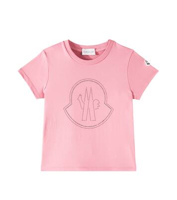 Camiseta de algodón adornada | Moncler Enfant