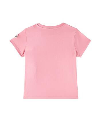 Camiseta de algodón adornada | Moncler Enfant