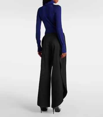 Weite Hose aus Wolle | Alaïa