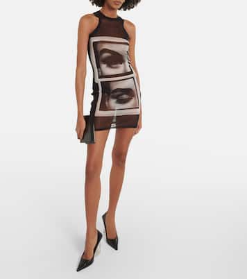 Printed mesh tank top | Jean Paul Gaultier