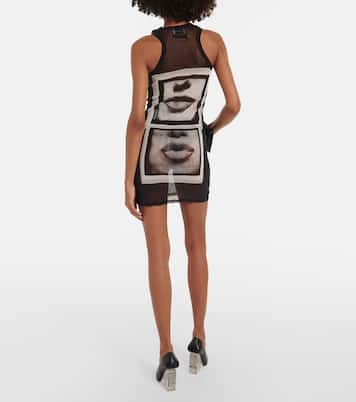 Printed mesh tank top | Jean Paul Gaultier