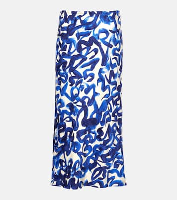 Jupe midi imprimée | Dries Van Noten