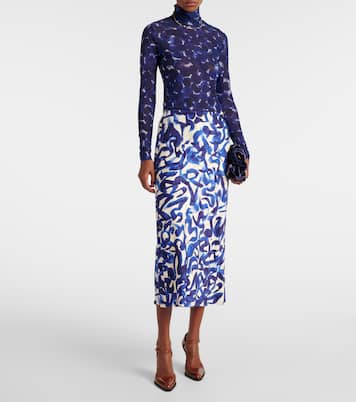 Jupe midi imprimée | Dries Van Noten