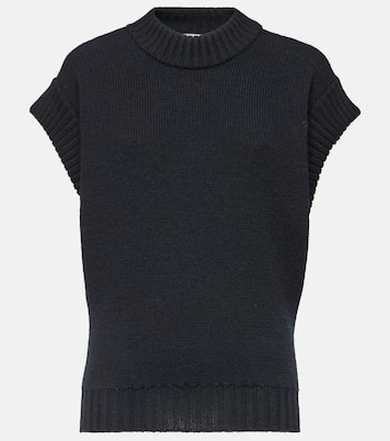 Top in maglia di lana a coste | Bottega Veneta