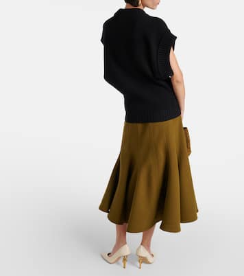 Top in maglia di lana a coste | Bottega Veneta
