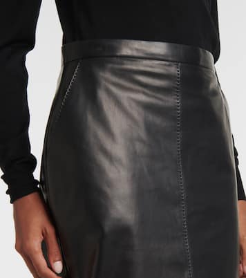 Bleistiftrock aus Leder | Saint Laurent