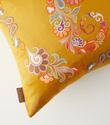 Coussin Kentia brodé en coton | Etro