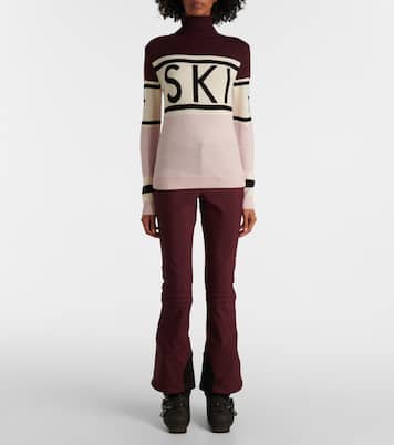 Schild intarsia wool turtleneck sweater | Perfect Moment