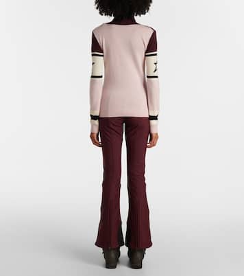 Schild intarsia wool turtleneck sweater | Perfect Moment