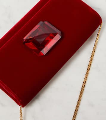 Clutch Jaipur Mini in velluto | Gianvito Rossi
