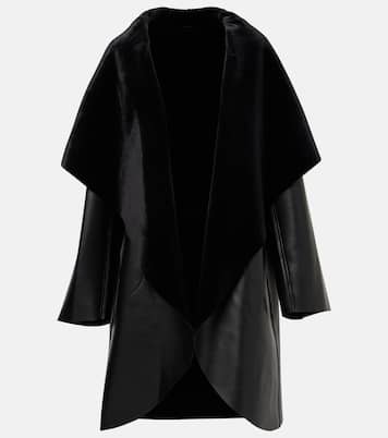 Manteau réversible en cuir synthétique | Norma Kamali
