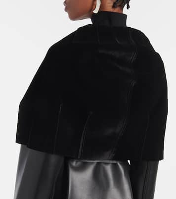 Manteau réversible en cuir synthétique | Norma Kamali
