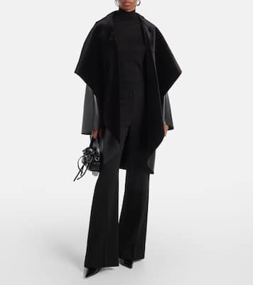 Manteau réversible en cuir synthétique | Norma Kamali