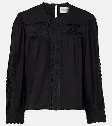 Blouse Valmira brodée en lin et coton | Marant Etoile