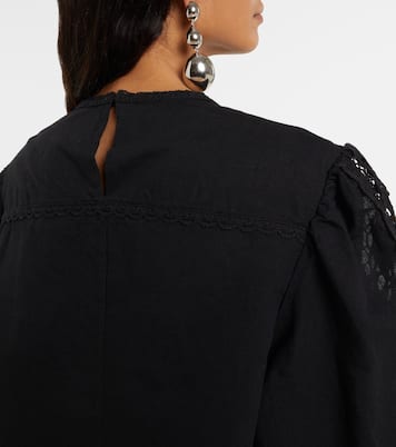 Blouse Valmira brodée en lin et coton | Marant Etoile