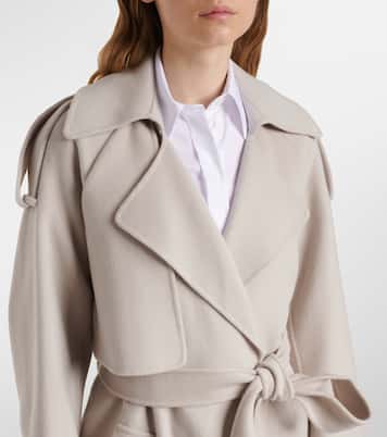 Abrigo Fiore de lana virgen con cinturón | Sportmax