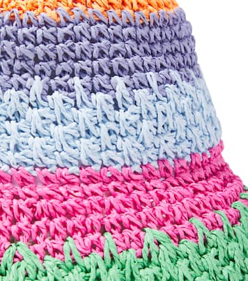Cappello da pescatore in paglia a righe | Molo
