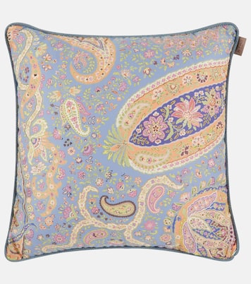 Coussin Maranta brodé en coton | Etro